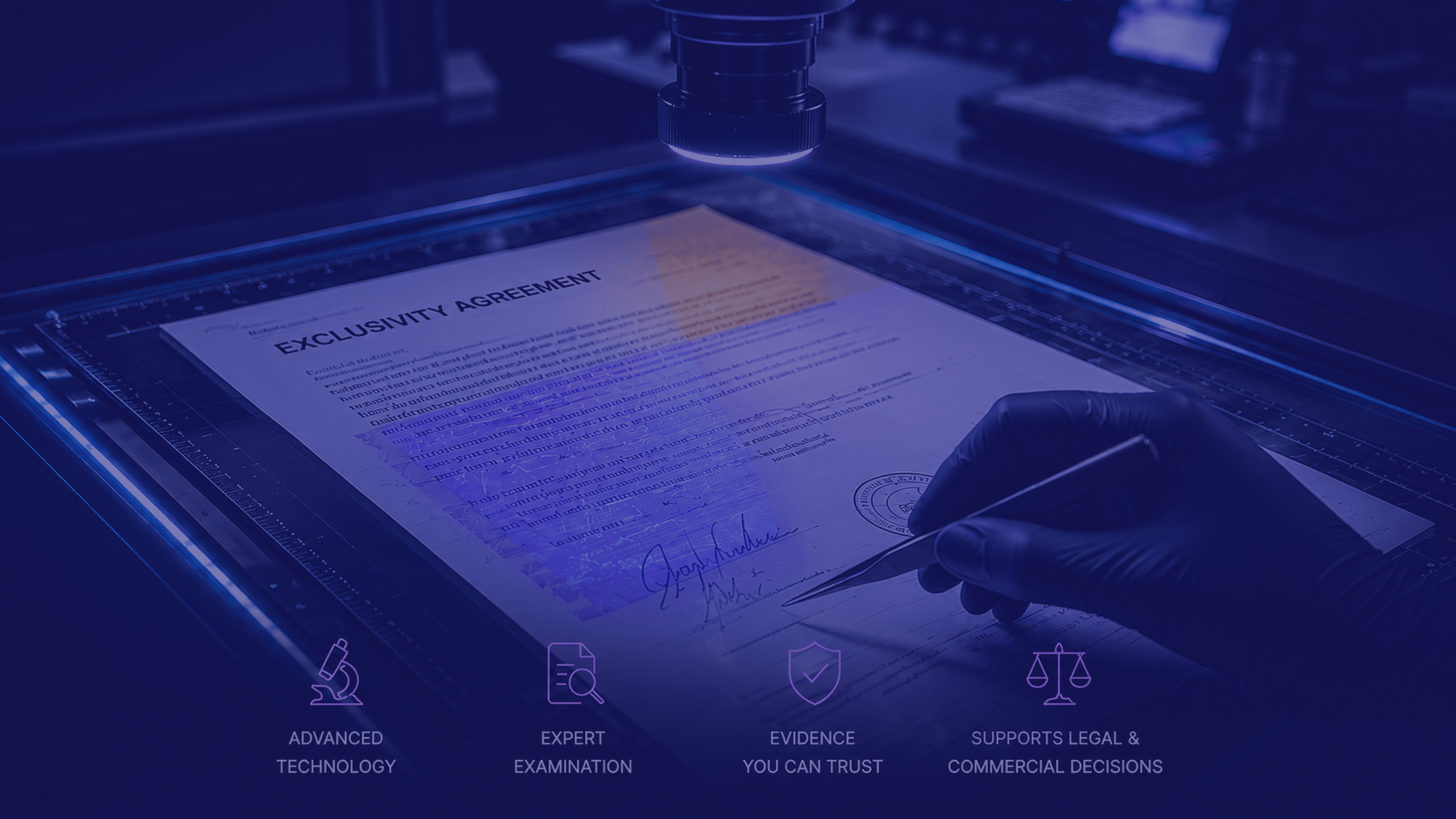 Forensic Document & Signature Verification