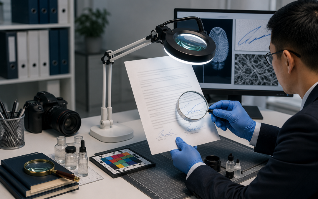 When Do You Need a Forensic Document Examiner in Singapore?